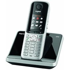 Gigaset S810 Schnurlostelefon (4,6 cm (1,8 Zoll) TFT-Farbdisplay, Freisprecheinrichtung) stahlgrau