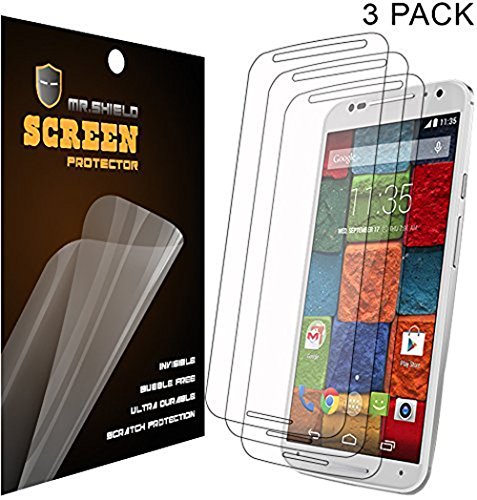 Mr Shield For Motorola Moto X (2nd Generation) Anti-Glare Matte Screen Protector [3-PACK] with Lifetime Replacement Warranty