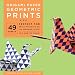 Origami Paper Geometric Prints: 49 Sheets