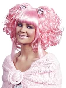 Enigma Wigs Women's Karmae, Pink, One Size