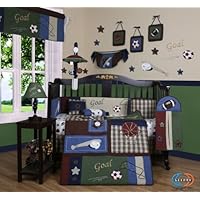 Boutique Classic Sports 13PCS CRIB BEDDING SETs