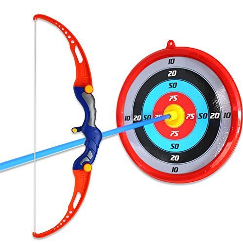 OliaDesign Toy Bow & Arrow Set with Suction Cup Arrows & Target Archery