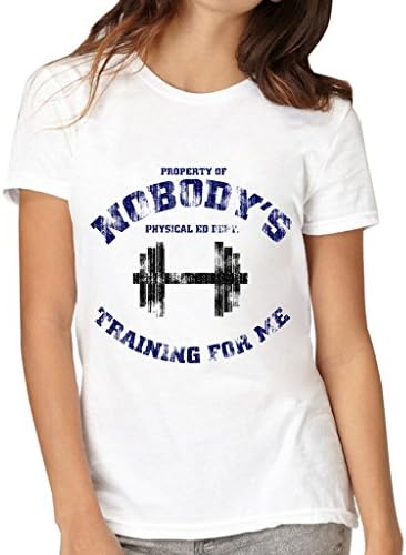 VetiVer Women's Property Of Nobody Worn Look Tshirt XX-Large White