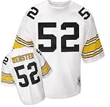 Pittsburgh Steelers NFL Jersey Mike Webster #52 White Throwback Jersey Size 50