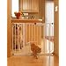 Carlson 0930PW Extra-Wide Walk-Thru Gate with Pet Door, White