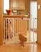 Carlson 0930PW Extra-Wide Walk-Thru Gate with Pet Door, White