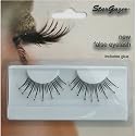 Stargazer Reusable False Eyelashes Black and Clear Beads #61