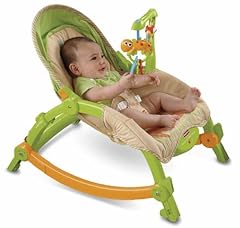 Fisher-Price Newborn-To-Toddler Portable Rocker, Lizards 