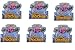 6 Booster Ocean in my Pocket Meerestiere 6 Booster= 6 Tiere mit Karten, Total Süsse Seetiere zum sammeln und spielen