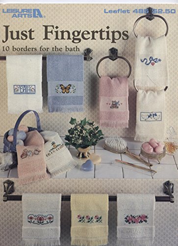 Just Fingertips - 10 Borders for the Bath (Leisure Arts Leaflet #485, Counted Cross Stitch Chart)