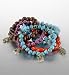 5 Pack Assorted Charms Stretch Bracelets