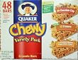 Chewy Granola-Quaker Chewy Granola Variety Pack, 48ct.