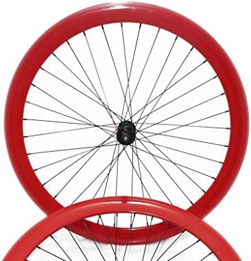 Freedom 700C *FRONT WHEEL ONLY* 50MM Fixie - Fixed Gear - Red