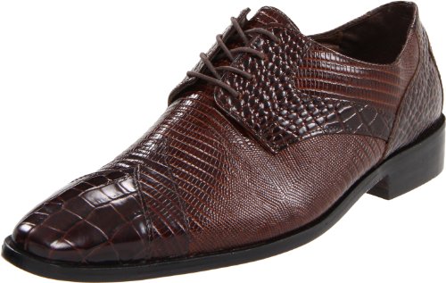 Stacy Adams Mens Conti Oxford,Dark Brown/Cognac,12 M US