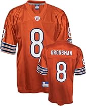 Rex Grossman Chicago Bears Orange NFL Replica Jersey - XX-Large