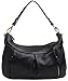 Heshe New Casual Fashion Women's Genuine Leather Ruffled Tote Top Handle Handbag Cross Body Shoulder Bag Satchel for Summer