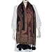 Wool Long Scarf Women's Winter Clothes Handmade Crafts India Apparel with Pom-Pom 28 x 72 inches