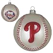 Philadelphia Phillies MLB Glass Baseball Ornament (3")