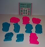 Plastic Animal Cookie Cutter Set with Imprints on Top (10 Cutters)