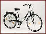 “Mars” Alu Full suspension City-Damenrad 28″ 7-Gang