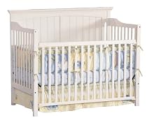 Bassettbaby Cape Cod 4 in 1 Crib, White