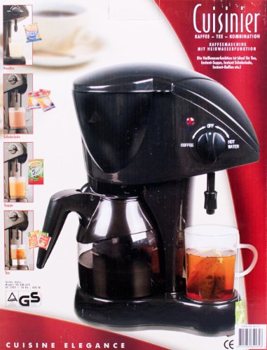 Kaffeemaschine Teezubereiter Kaffee Heißwasserfunktion 