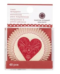 Martha Stewart Heart And Love Cupcake Wrappers