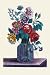 Art Poster, Vase of Flowers - 12x18