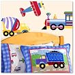 Trains, Planes & Trucks Wallies Mural Olive Kids