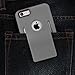 iPhone 6 Plus Case, iPhone 6s Plus Case, CellJoy [SLiM CLiP] Hybrid Case [Built in Belt Clip] [TPU] (Gray) Protective Cover Skin