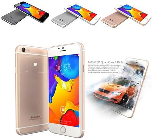 Blackview Ultra A6 Phone MTK6582 Quad Core 1GB 8GB 4.7 Inch Back Touch (Black)