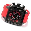 Adee Kaye #AK7115-MIPB Men's Persona Collection Polyurethane Strap Chronograph Watch