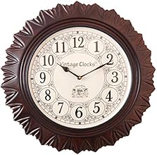 Vintage Clock Analog Wall Clock