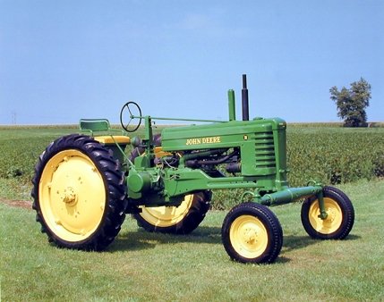 Vintage 1947 John Deere Farm Tractor Wall Decor Art Print Poster (8x10)