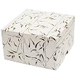 Gold Bamboo - Set of 4 Two Piece Gift Boxes (5" x 5" x 3")