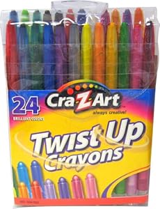 Amazon.com : Cra-Z-art Twist-Up Crayons, 24 Count (10205) : Artists