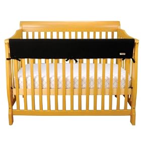 Trend-Lab Crib Wrap Rail Guard for Long Rail,Black