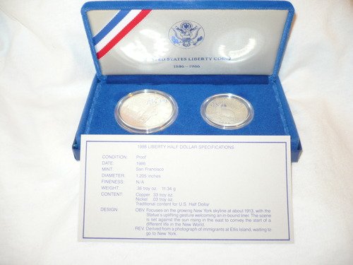 100 Anniversary Statue of Liberty Coin Set