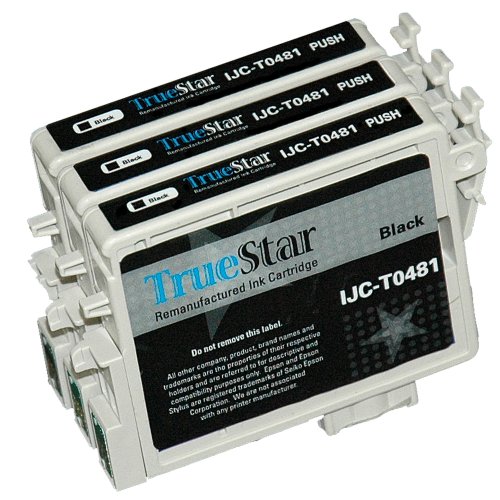 Epson T048120 (3 Pack) Compatible Inkjet Cartridge - 3 Black Cartridges