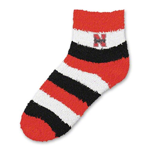 Nebraska Cornhuskers Women's Pro Stripe Sleep Soft Socks