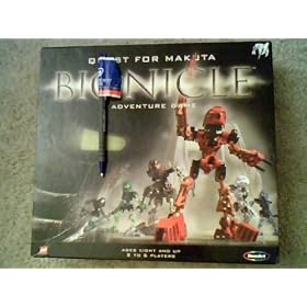 2001 Rose Art Industries/Lego, Inc Version: Quest For Makuta Bionicle Adventure Game (Board Game)