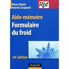 Aide-m�moire formulaire du froid - 14e �dition