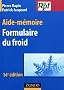 Aide-m�moire formulaire du froid - 14e �dition