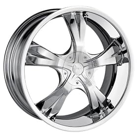 17 Inch 17x7 Mazzi wheels BLADE 370 Chrome wheels rims