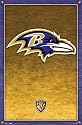 Baltimore Ravens (New Logo) Sports Poster Print - 24" X 36"