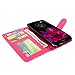 Cellularvilla Wallet Case For LG G Flex 2 H950 H955 LS996 Pu Leather Wallet Card Flip Open Pocket Case Cover Pouch (Pink Glitter)