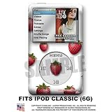 iPod Classic Skin - Strawberries on White WraptorSkinz TM Kit by TuneTattooz TM