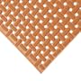Rubber-Cal Paw Grip 100% Nitrile Non-Slip Rubber Matting - 3/8inch x 34inch Rolls - Red