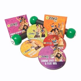 ZumbaÂ® Fitness Total Body Transformation System DVD Set.