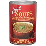 Amys Organic Indian Dal Curried Lentil Soup 14.5 Ounce Cans Pack of 12 by 